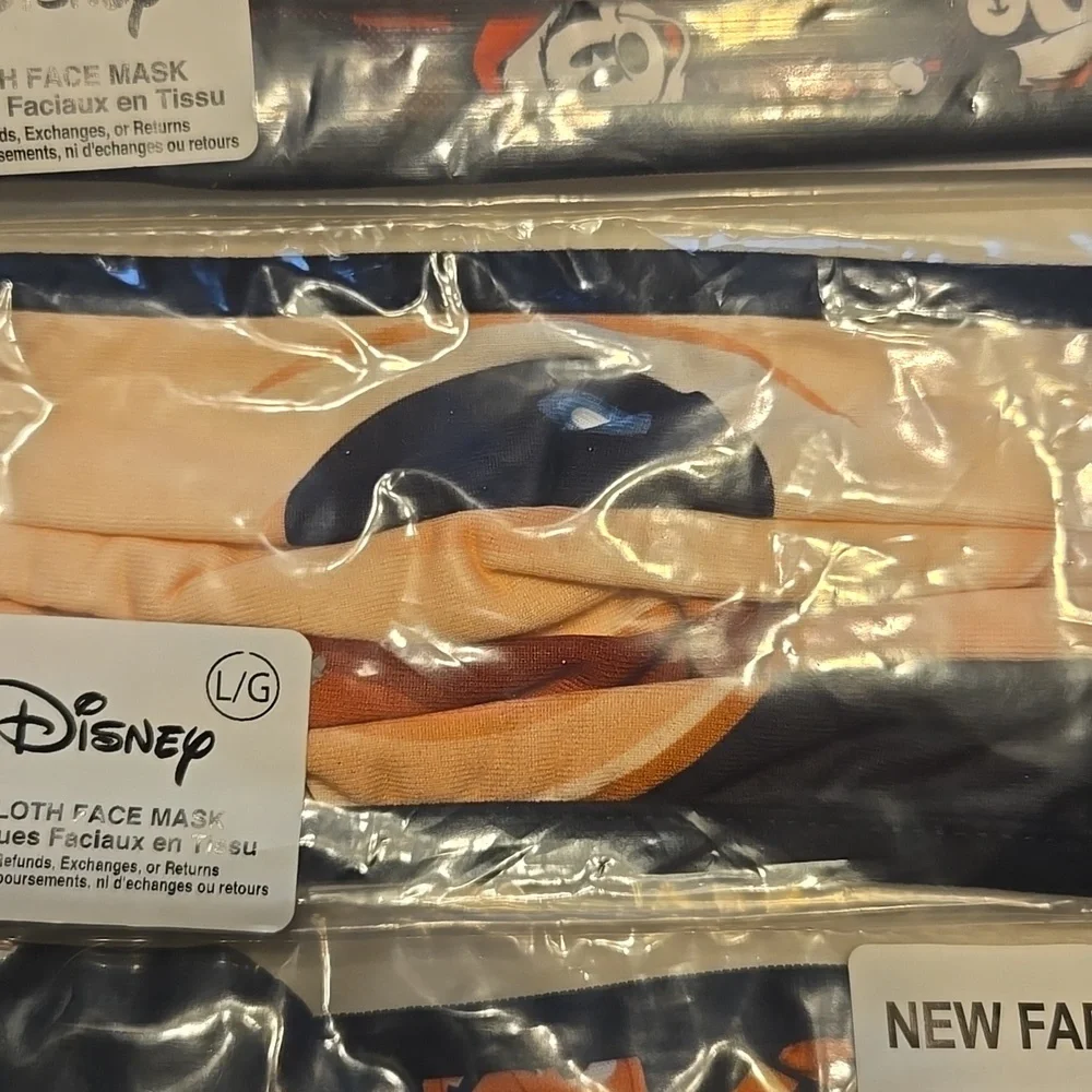 3 New Disney Face Masks